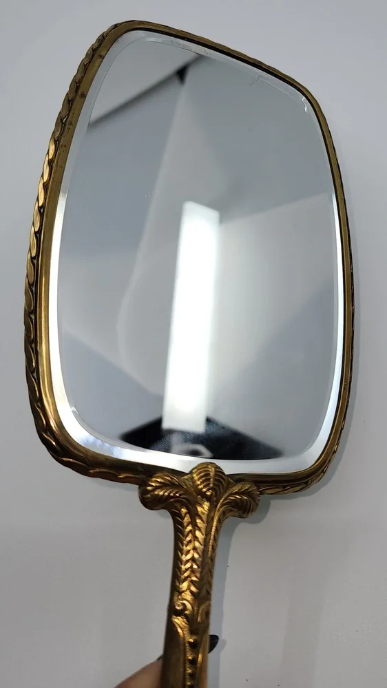 Aft Deco Style Vintage Hand Mirror